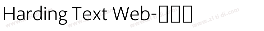 Harding Text Web字体转换 Harding Text Web字体转换